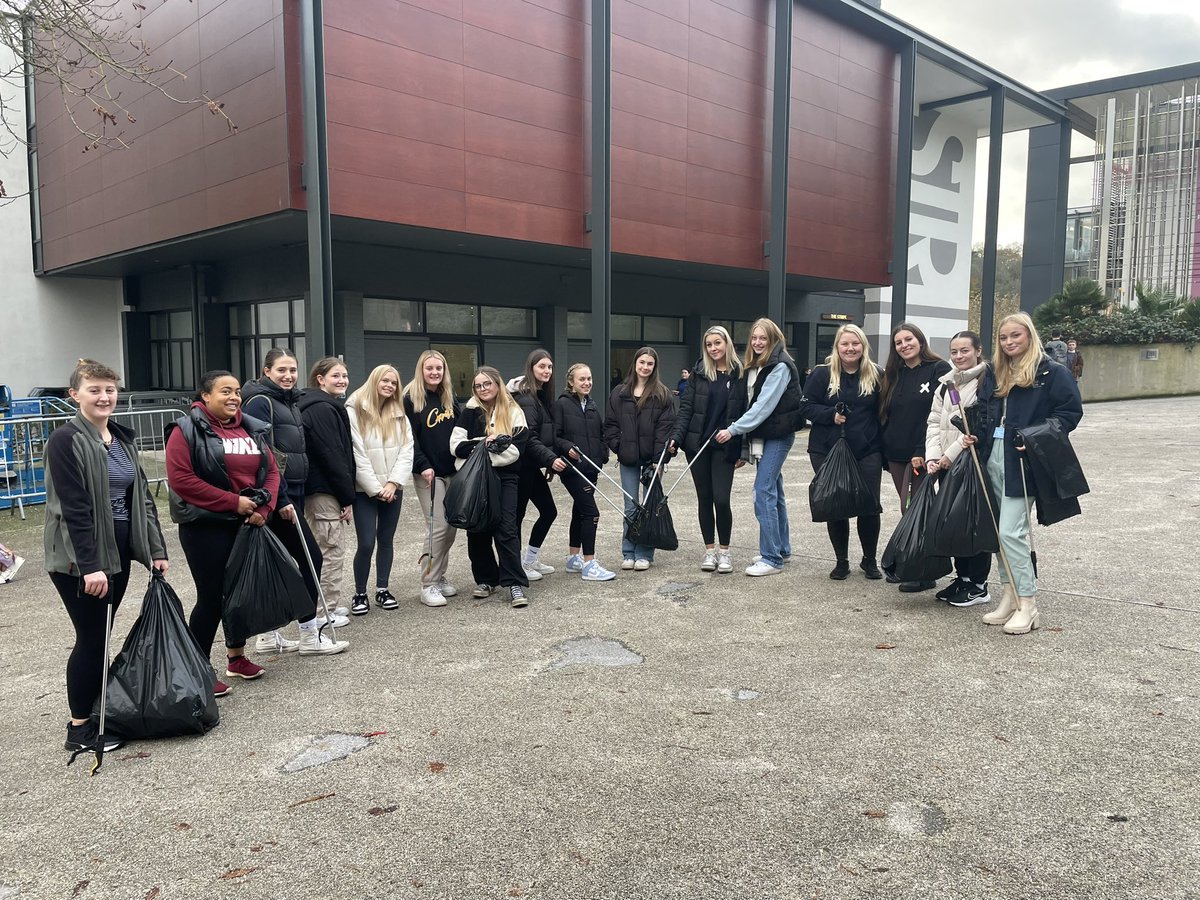 Today I headed out into the community with our Netball team, <a href="/WinchesterVPedu/">Sal Fox</a> and one of our Student Officers Sal to litter pick.     

It was so lovely to give back to the community ❤️ 

In hindsight I really should have thought about the footwear…