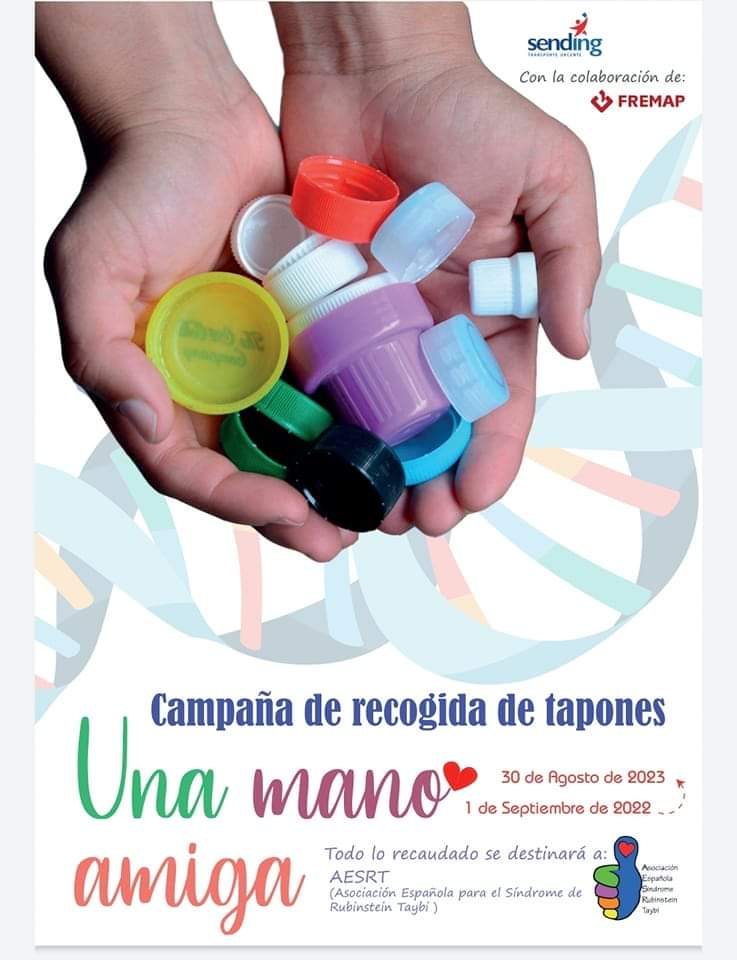 ¡Recogida de tapones para la asociación ASERT! Tráete tus tapones y deposítalos en las cajas colocadas a las entradas de infantil (Puerta D) primaria (junto a conserjería, Puerta A del Colegio).