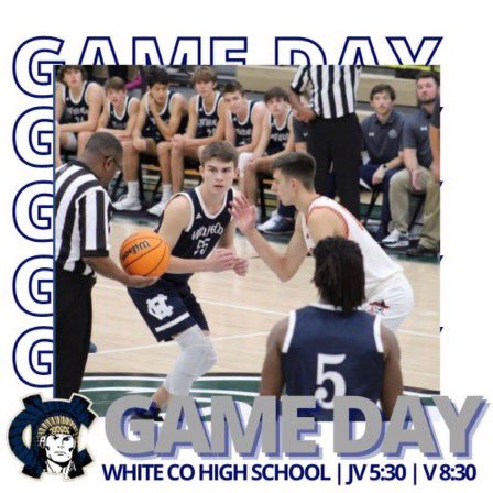 White County Basketball (@wcvarsityboys) on Twitter photo Get up Warrior Nation - it’s GAMEDAY! Come support our Warriors as they take on the Habersham Raiders. We need #TheLand to show up & show out!!
JVB - 5:30
VG - 7:00
VB - 8:30
<a href="/CoachRBailey/">Coach Robbie Bailey</a> <a href="/WCwarriorAD/">Warrior AD</a> <a href="/WhiteCo_WBB/">White County Lady Warriors</a> Get up Warrior Nation - it’s GAMEDAY! Come support our Warriors as they take on the Habersham Raiders. We need #TheLand to show up & show out!!
JVB - 5:30
VG - 7:00
VB - 8:30
<a href="/CoachRBailey/">Coach Robbie Bailey</a> <a href="/WCwarriorAD/">Warrior AD</a> <a href="/WhiteCo_WBB/">White County Lady Warriors</a>