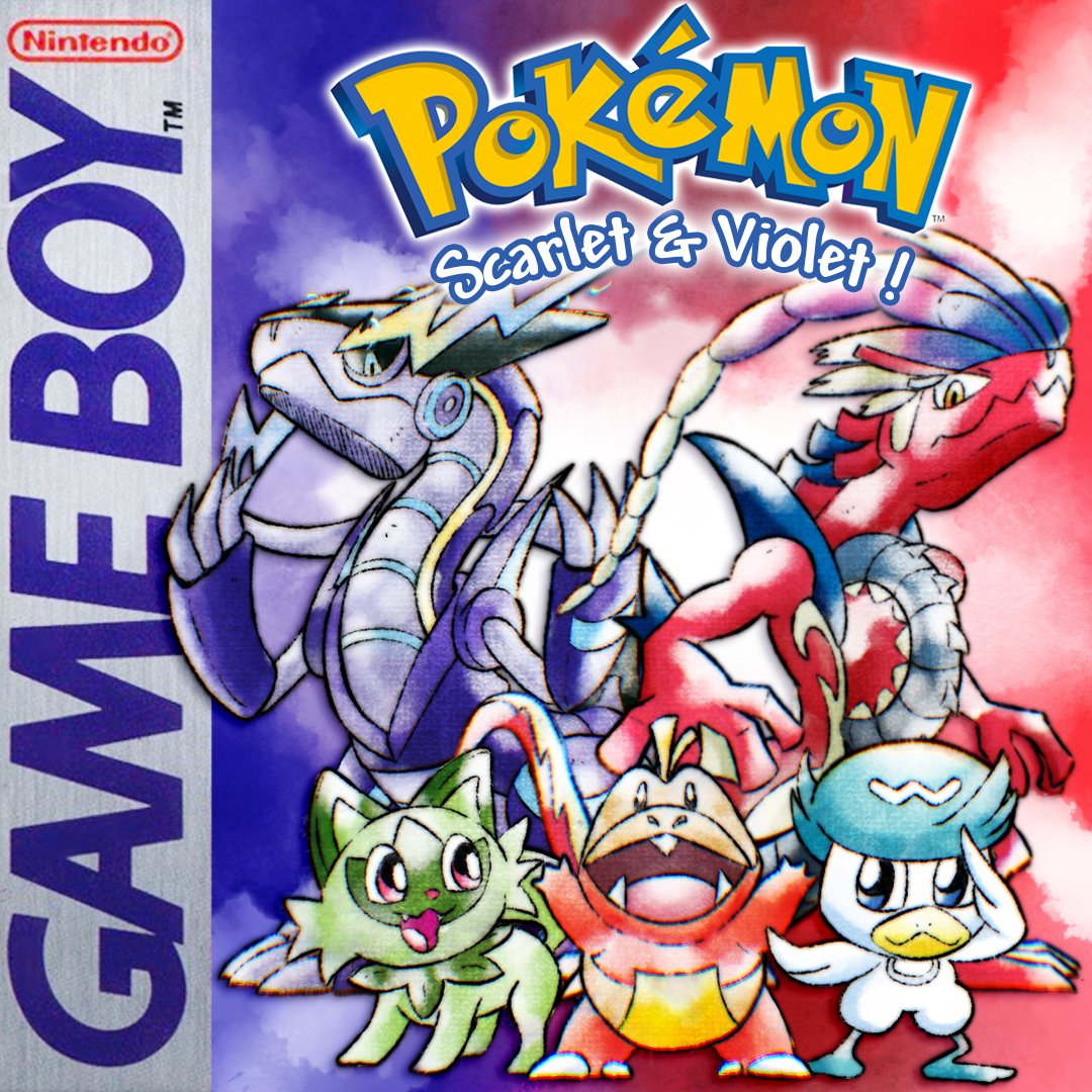 If Pokemon Scarlet &amp; Violet released November 18th, 1996...Happy launch day! 

#PokemonViolet #PokemonScarlet #ScarletViolet #Pokemon