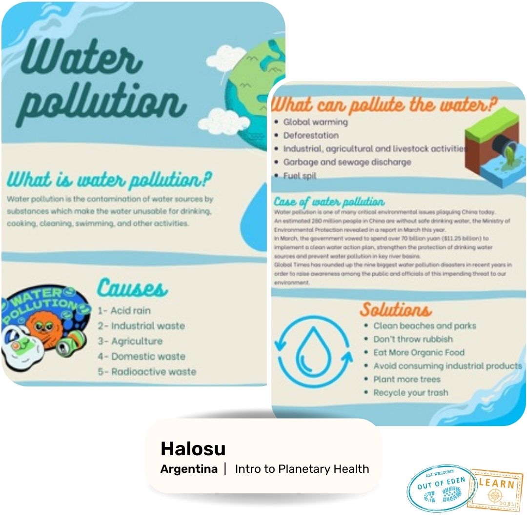 OutofEdenLearn's tweet photo. Lovely contribution from #EdenLearn student "Halosu" in #BuenosAires, #Argentina! Submitted for the "Zooming In, Reporting Out" footstep of our "Intro to Planetary Health" learning journey.
#studentwork #youthart #youthactivism #planetaryhealth #environmentaleducation https://t.co/nQgHmaPgZW