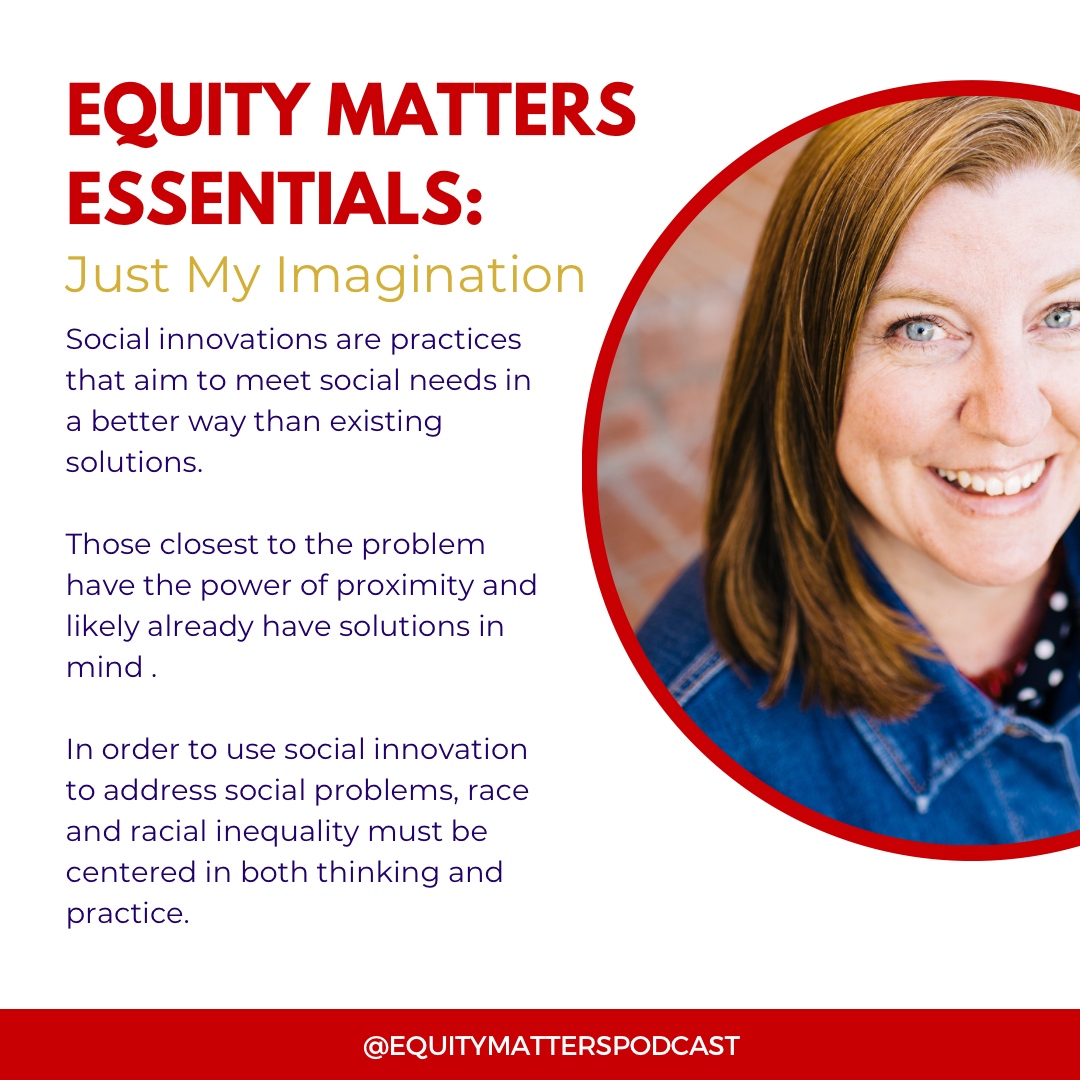 #SocialInnovation is just another tool we have for solving complex social problems.

Make sure you listen to Just My Imagination to learn how you can tap into your #socialentrepreneur spirit.