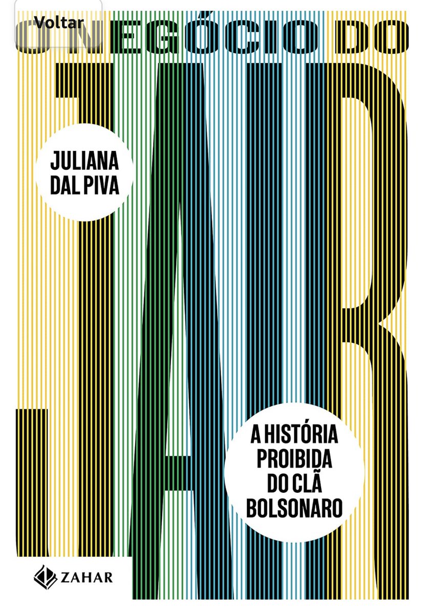 A repercussão nula desse livro na imprensa - que descreve com riqueza de detalhes a gênese e vida de uma quadrilha de ladrões liderada pelo presidente - é um demonstrativo gritante da relação que a imprensa estabeleceu com o Governo Bolsonaro. Se fosse sobre Lula? Imaginem. :)
