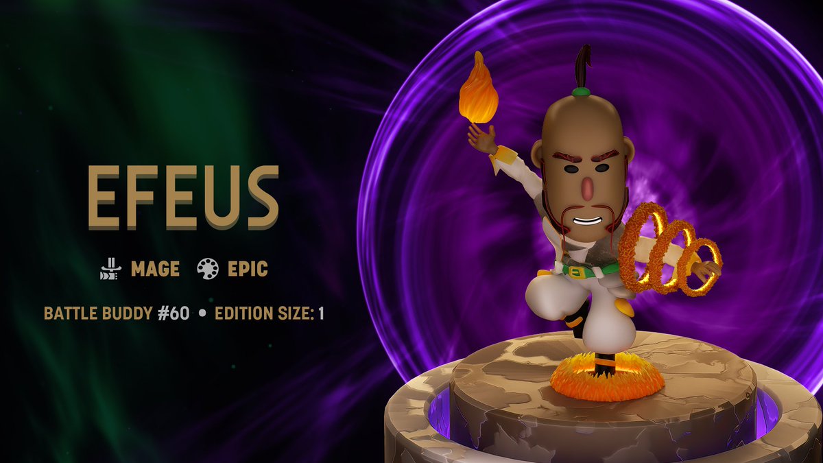 🚨Next batch of BB Mages dropping at 5pm EST!🚨

Among them is Efeus the Incinerator!

protonmint.com/user/btlbuddies

#Proton $XPR #NFT #NFTs