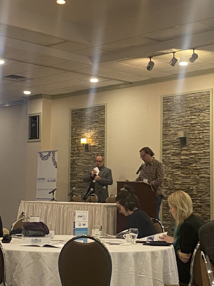 ResilienceRural's tweet photo. Things are winding down in North Bay at #northerndirections ! Some closing remarks from @BrennanLowery2 . Thank you to all of the conference organizers and presenters. #rural #AcademicTwitter @CRRF_FCRR https://t.co/vuZe9VlbId
