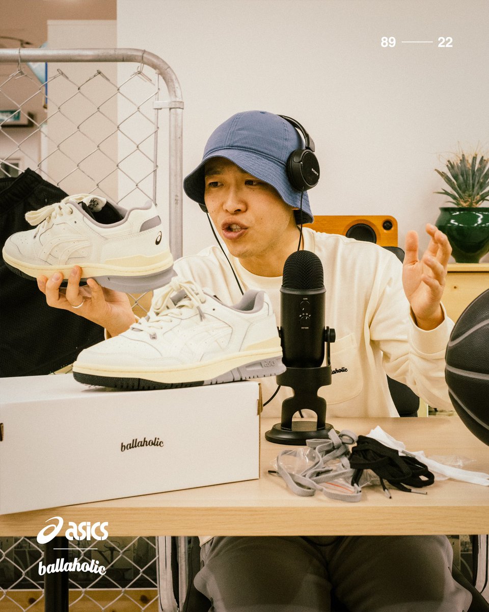 ballaholic_JPN's tweet photo. 語り尽くせぬバスケットボール
その世界は広い
PICKUP GAMEこそ
今1番大事な僕のバスケットボールLIFE
繋がっていこう

それぞれのLIFEで履いて欲しいシューズ

--
ASICS x ballaholic EX89

#ballaholic #ASICS https://t.co/hYa7lLrCJW