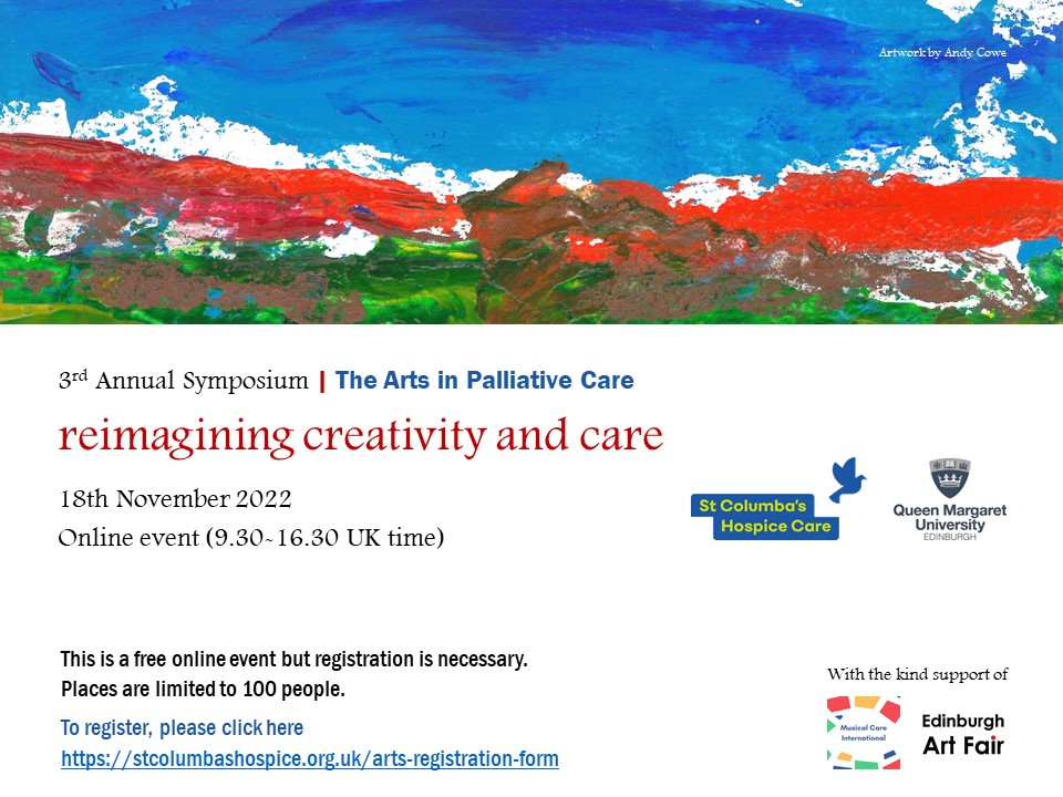Dr Giorgos Tsiris (@giorgostsiris) on Twitter photo Thanks to all for a superb day! From the early beginnings of modern #palliativecare to latest developments in the field, we explored how #arts & creativity are core to who we are & we're becoming as persons, as communities & as professional fields. #StColumbasArts <a href="/StColumbas/">St Columba's Hospice Care</a> Thanks to all for a superb day! From the early beginnings of modern #palliativecare to latest developments in the field, we explored how #arts & creativity are core to who we are & we're becoming as persons, as communities & as professional fields. #StColumbasArts <a href="/StColumbas/">St Columba's Hospice Care</a>