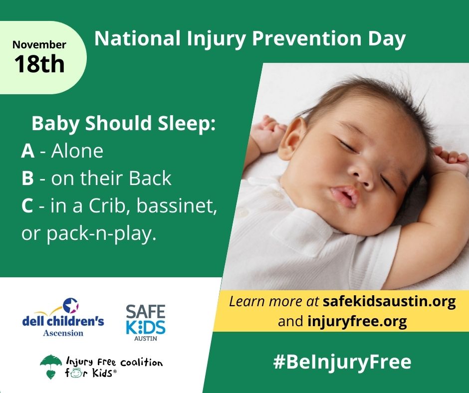 SafeKidsAustin's tweet photo. A3: Being a new parent is exhausting! Sticking to safe sleep practices can be tough when you are so tired yourself.

Room share, NOT bed share! Keep baby in a crib, bassinet or pack-n-play close to the adult bed is a great way to keep everyone safe. #beinjuryfree https://t.co/Gku9wxchyi