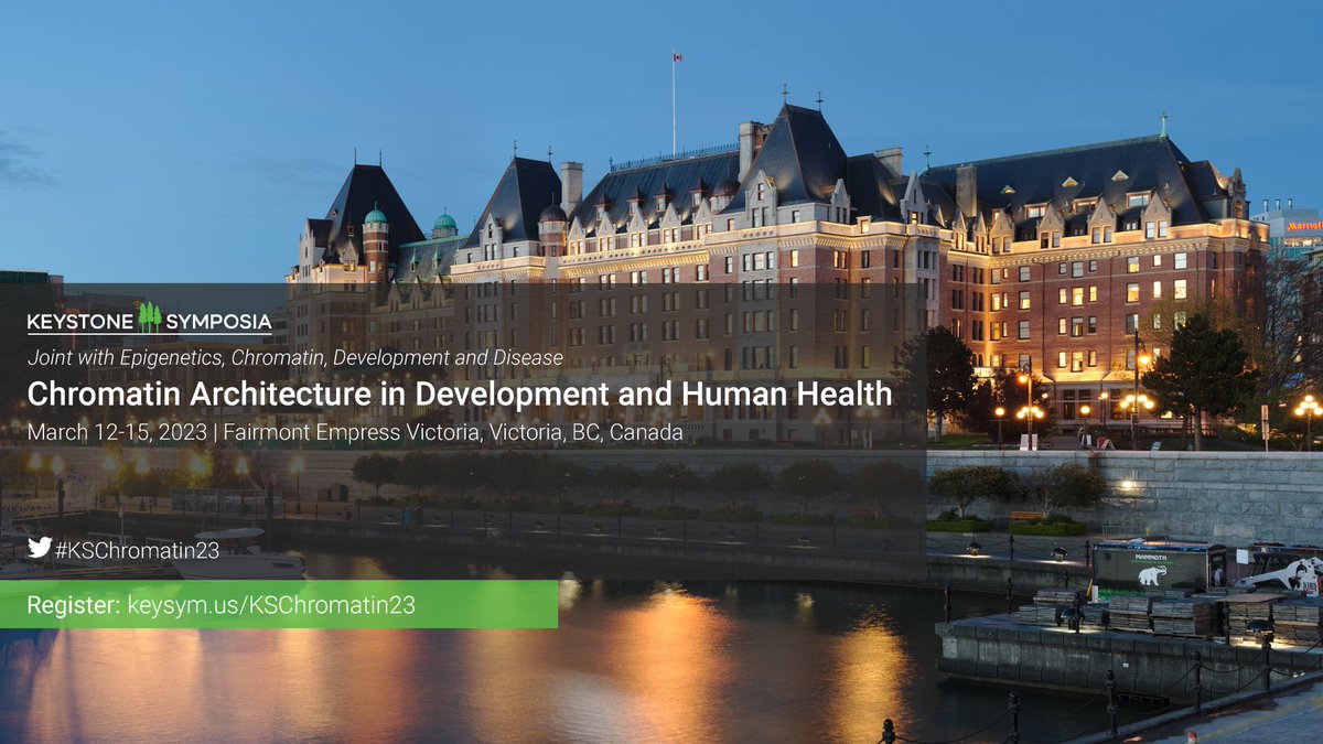 JCellBiol's tweet image. Deadlines are approaching for @KeystoneSymp #ChromatinArchitecture in Development and Human Health, this March in Victoria! See scholarship, abstract and discount reg dates: bit.ly/3TBZiI4 
#KSChromatin23