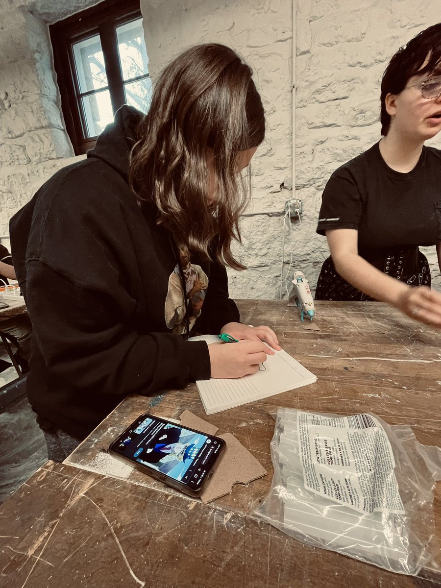 JoshuaKoza's tweet photo. Rollin’ deep with SHS student artists at the 7th Biennial @ClarkeU High School Exhibit and Workshops! WOOT!
#SolonStrong #TheArtsMatter https://t.co/MyICzdaw6D