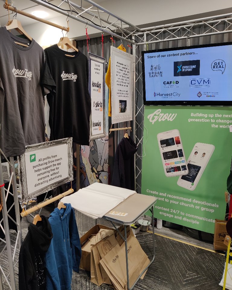We're at the National Youth Ministry Weekend to promote Grow. Keep an eye for us if you're here 😁