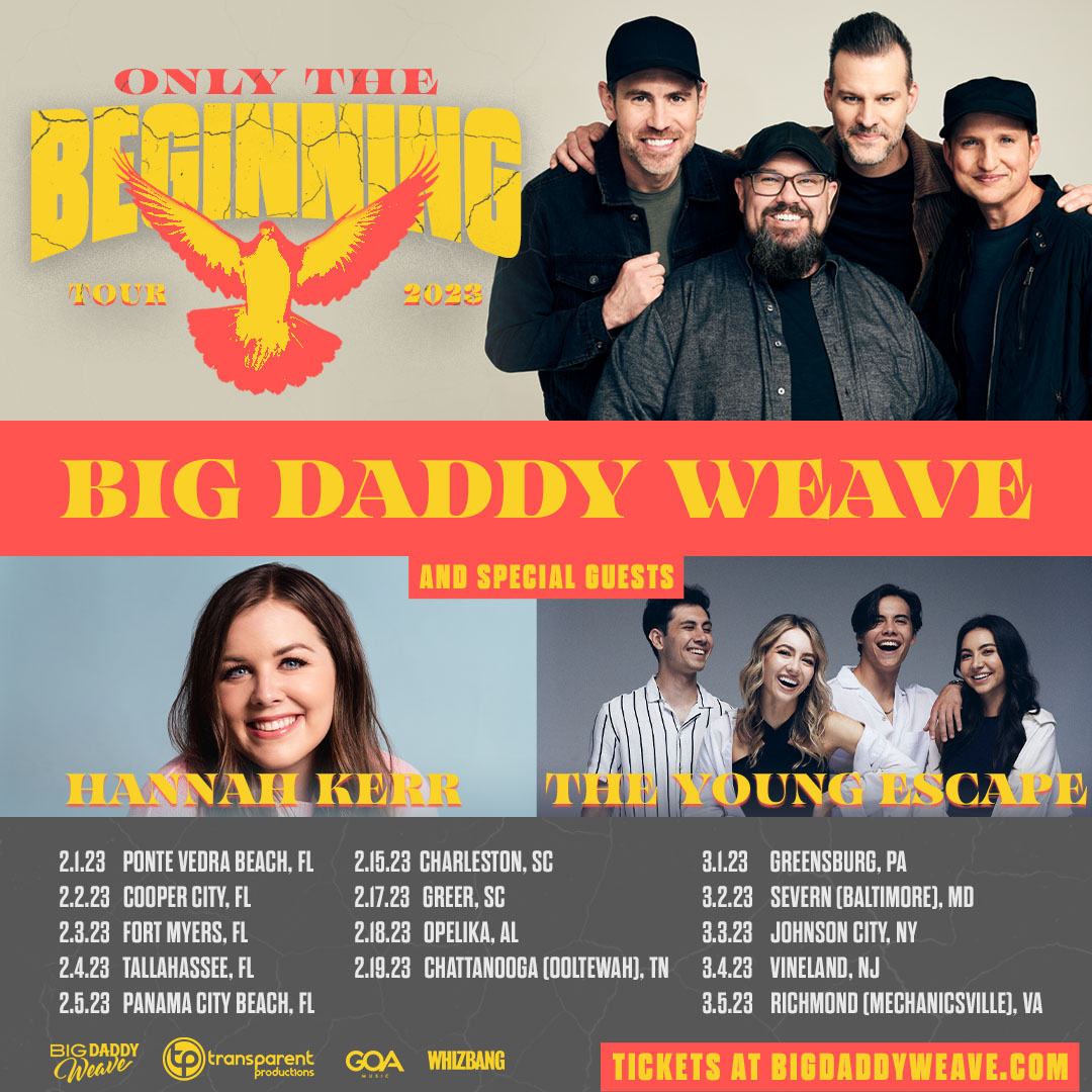 bdwmusic (@bdwmusic) on Twitter photo We're excited to let you know that we're bringing the Only The Beginning Tour to your city this Spring with our friends <a href="/HannahKerr/">Hannah Kerr</a> and <a href="/theyoungescape/">The Young Escape</a>! Mark your calendars for the password-protected pre-sale, Tuesday, November 22nd at 10am local time!
transparentproductions.com/events-in-tour… We're excited to let you know that we're bringing the Only The Beginning Tour to your city this Spring with our friends <a href="/HannahKerr/">Hannah Kerr</a> and <a href="/theyoungescape/">The Young Escape</a>! Mark your calendars for the password-protected pre-sale, Tuesday, November 22nd at 10am local time!
transparentproductions.com/events-in-tour…