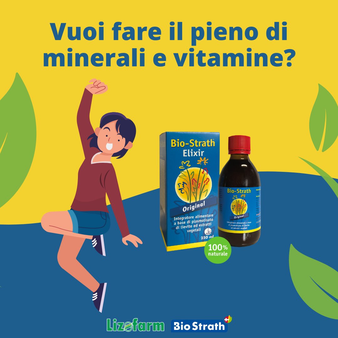 La ricarica di minerali e vitamine con BIO-STRATH ELIXIR 🍯

Fortificante naturale con oltre 60 sostanze vitali per adulti e bambini!

In un cucchiaio al giorno:

✔ favorisce energia e vitalità
✔ supporta memoria e concentrazione
✔ migliora l’assorbimento dei micronutrienti
