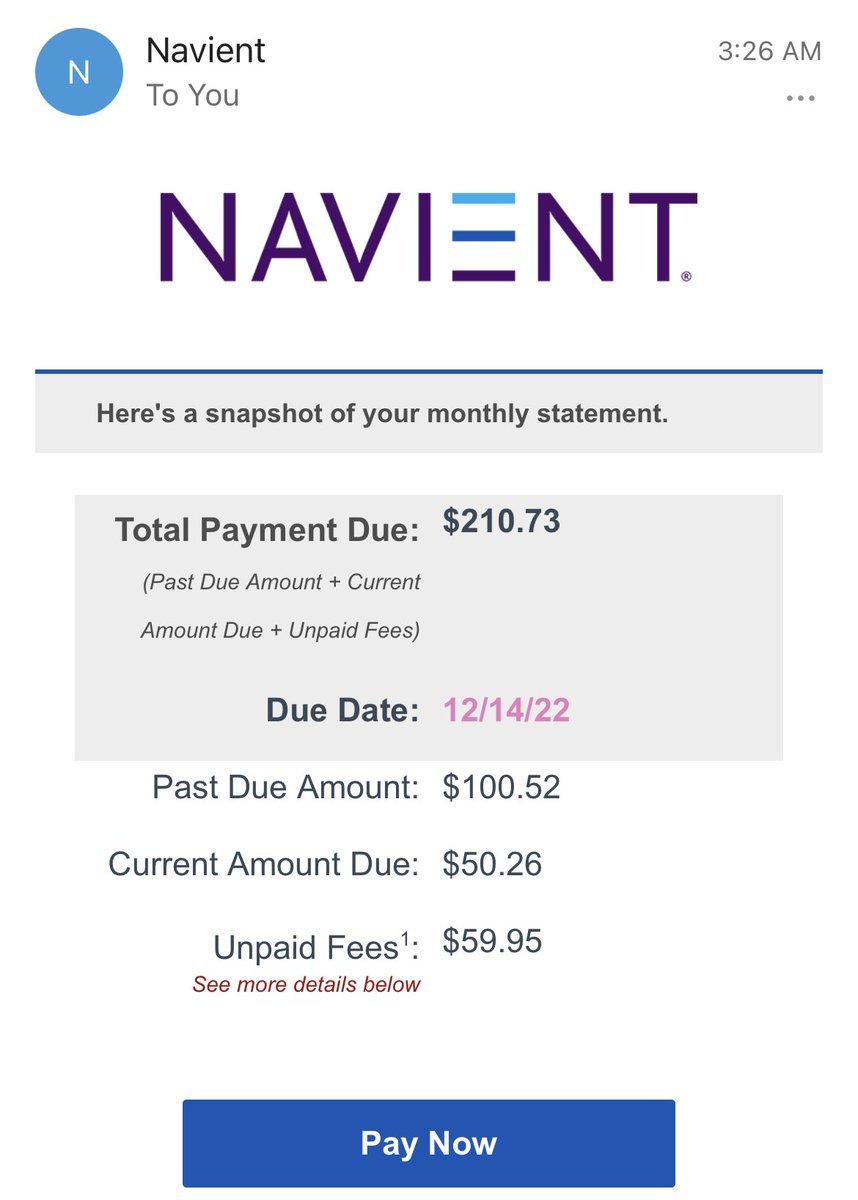 I thought #studentloan payments were not supposed to start back up until January how am I already two months behind? ⁦<a href="/POTUS/">President Donald J. Trump</a>⁩