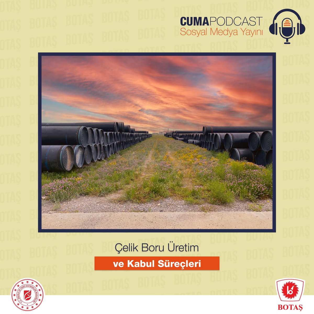 botastr's tweet photo. Cuma Podcastleri yayınımızın yeni bölümü ‘Çelik Boru Üretim ve Kabul Süreçleri’ yayında! 🎙 🎧
https://t.co/M9ujX4HXgy
#botastr
#BotaşCumaPodcastleri
#çelikboru https://t.co/fxg2ZxaOUY