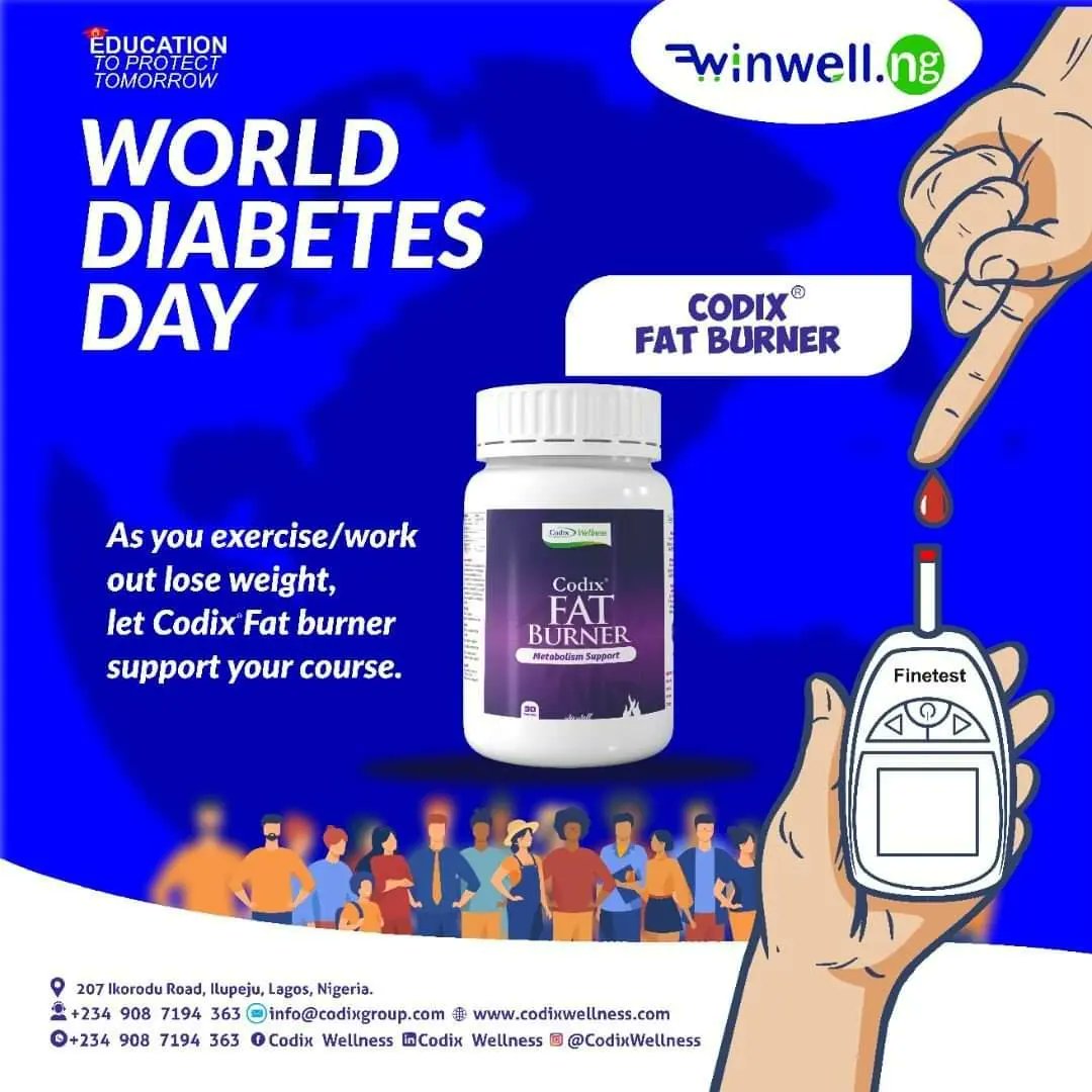 Winwellng's tweet photo. TGIF!!!!
In the management of Diabetes Codix has you covered.
Check https://t.co/emUwfVyR81 to get our products.
CodixCare
#wellness #codixwellness #diabetes #wdd #tgif https://t.co/Z7GMx6ExSR