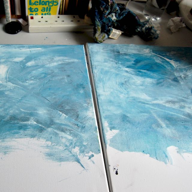 ... back in the studio skies