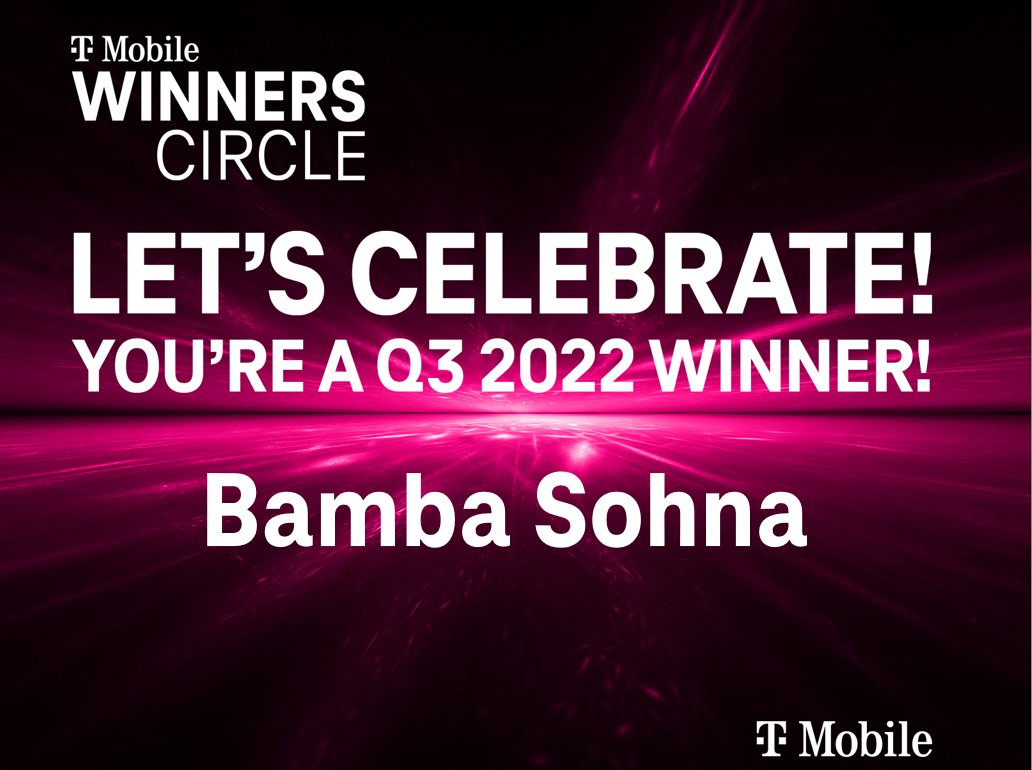 You have been a force to be reckon w/since joining the South Central Team! Your passion, energy, and commitment to your team and partners is felt across the market. You have taken the Gulf Coast to new heights! Congratulations on being a Q3 Winners Circle Winner! @bambamsohna