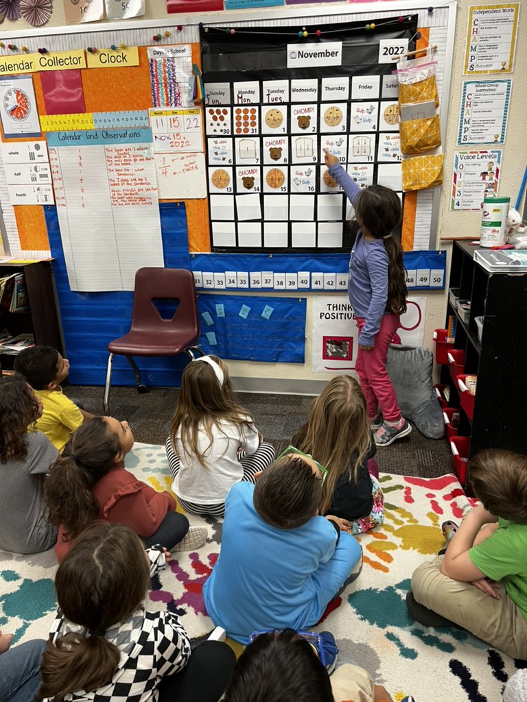 MrsNowak20's tweet photo. Becoming leaders during Number Corner this morning! #math #leaders #greenfield #gators @GFESgators https://t.co/OwHhjmuVzt