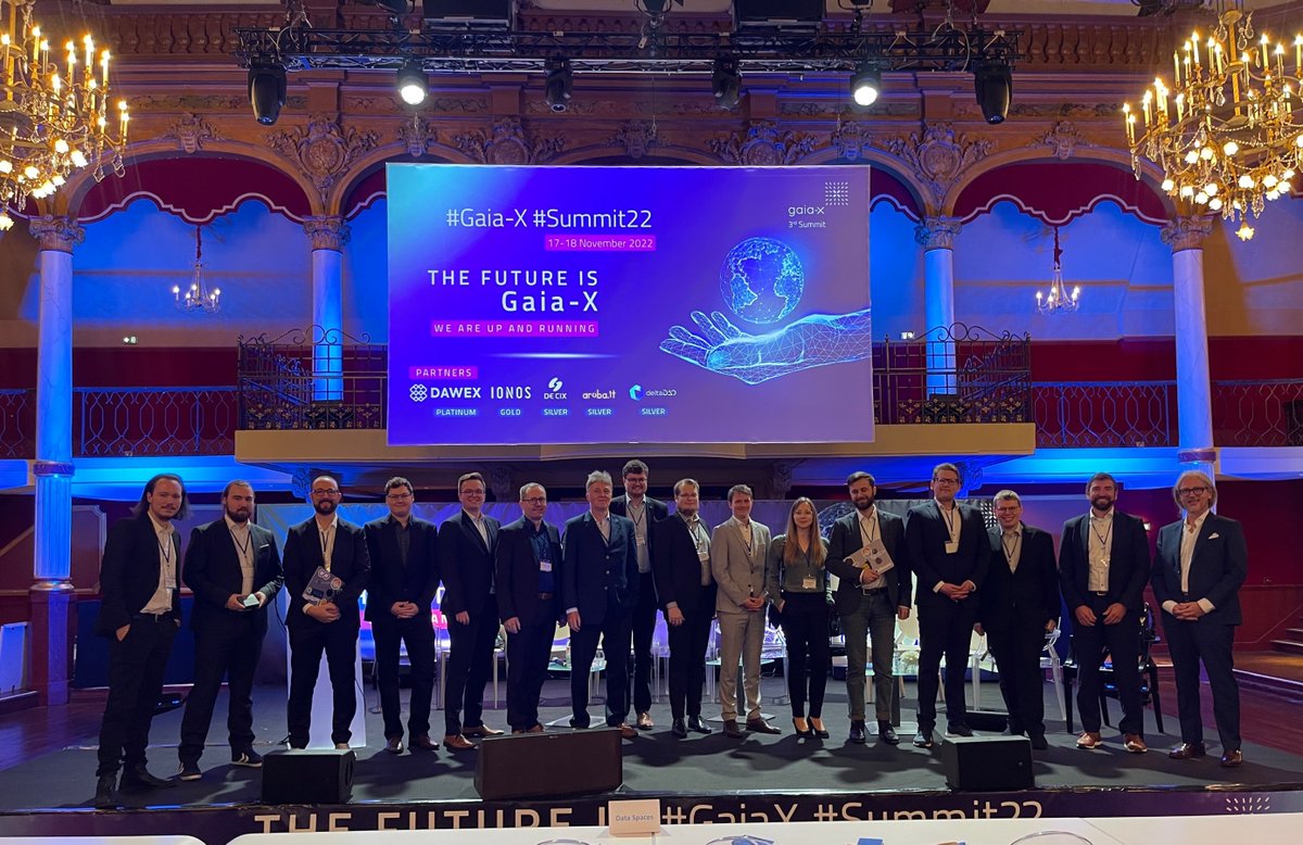 What an amazing #GaiaX #Summit22. What an amazing response to our functioning #demonstrator.

Thank you to all participants, speakers and lighthouses. Thank you, <a href="/gaiax_aisbl/">Gaia-X Association for Data and Cloud (AISBL)</a>!

Follow to stay up to date about the #GENX network. See you at #Summit23!