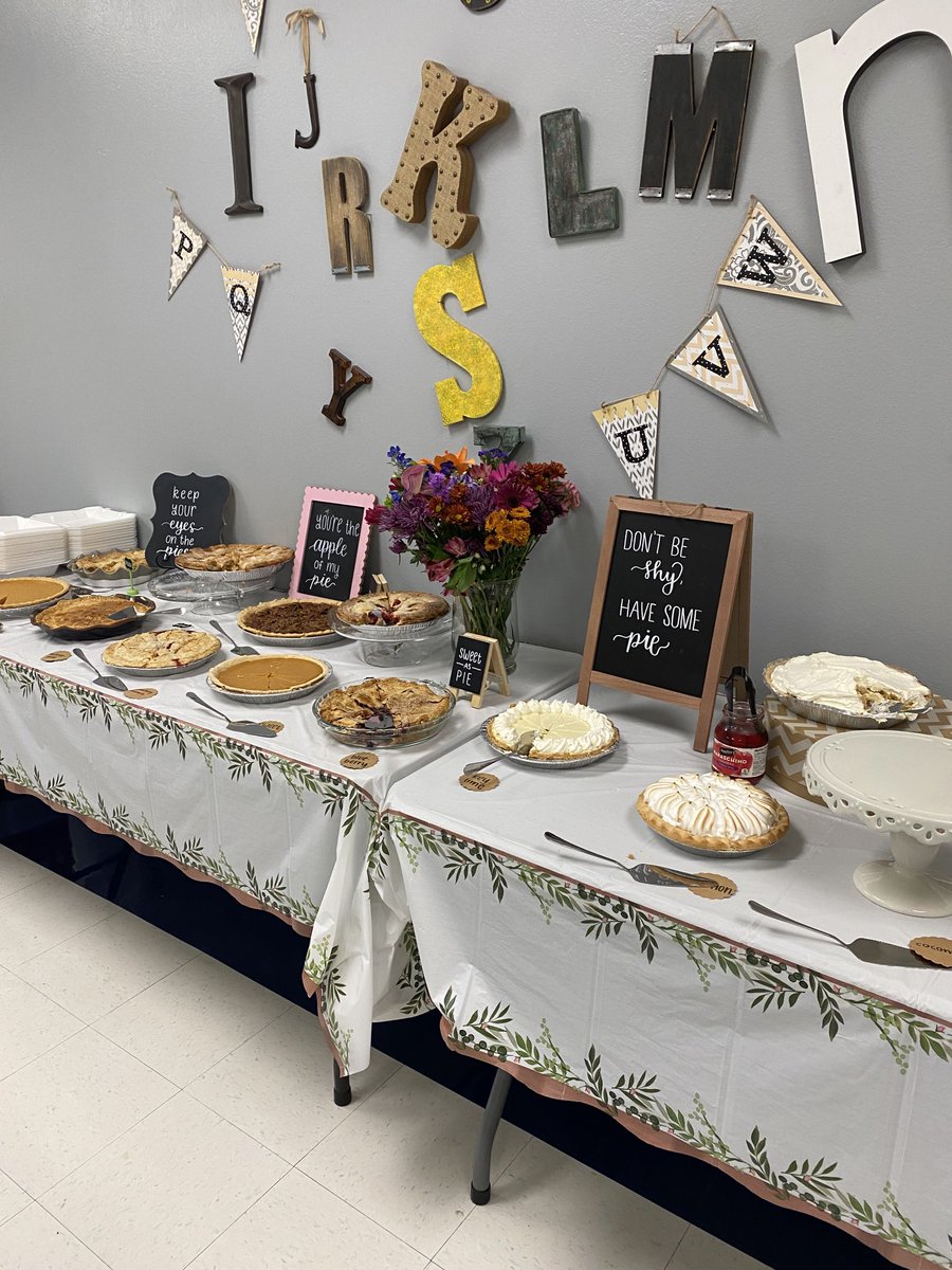 Keep your eyes on the pie…Thank you  to our PTO! We are thankful for you. ⁦<a href="/MoundMustangs/">Academy of Leadership & Technology @ Mound Elem.</a>⁩