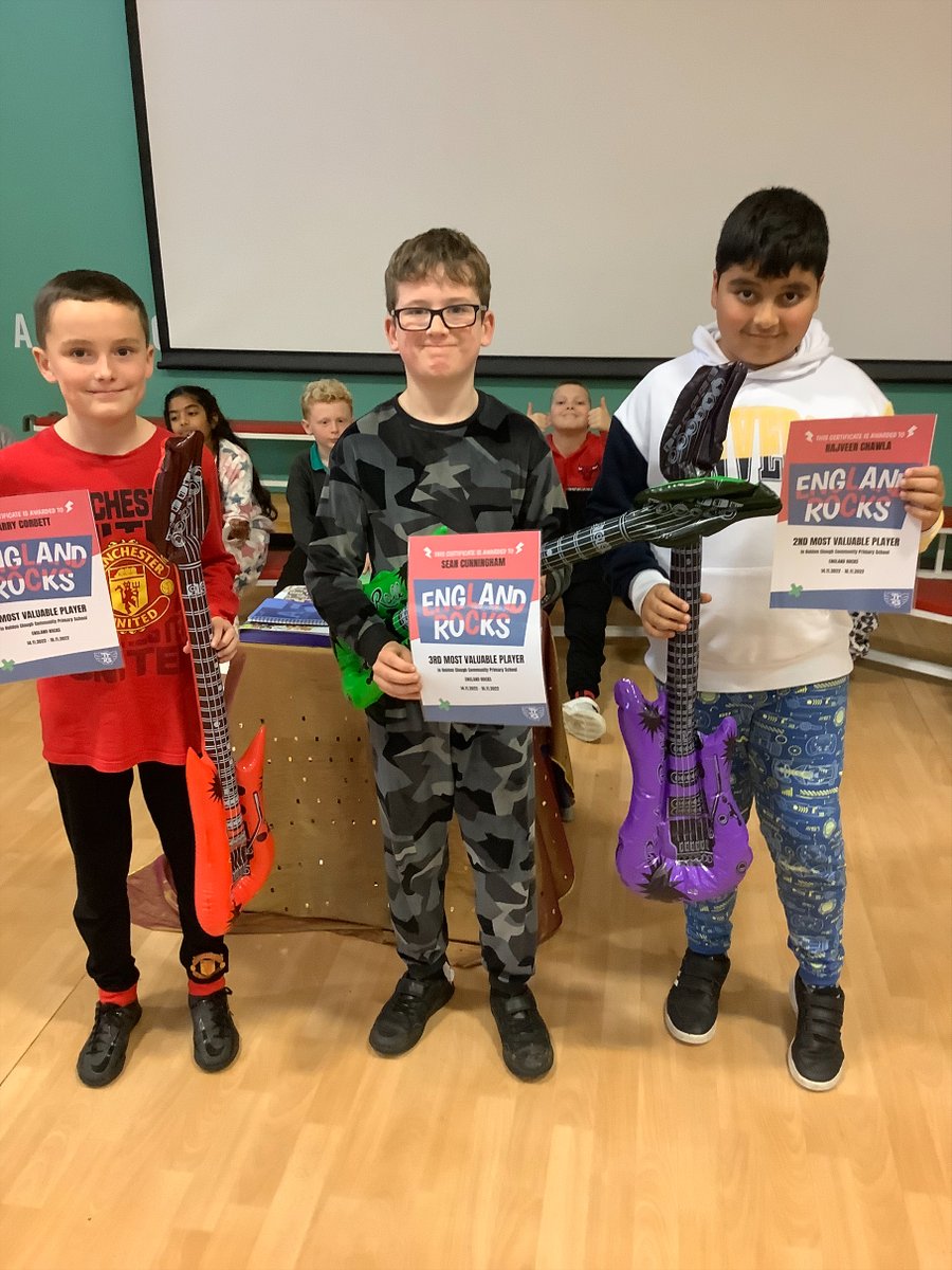 This week, Holden Clough took part in the 'England Rocks' TTRS challenge. The children correctly answered 191,419 questions! Well done to everyone who joined in with this competition! <a href="/TTRockStars/">Times Tables Rock Stars</a>