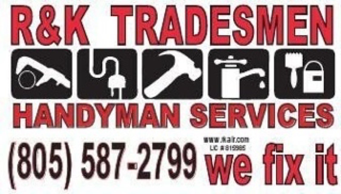 RKTRADESMEN's tweet photo. #SimiValley #1 #HANDYMAN #WestlakeVillage #SantaClarita #WestHollywood #Malibu #BelAir #Tarzana #LosAngeles #Calabasas #BeverlyHills #StudioCity #PacificPalisades #Encino #TolucaLake #CanogaPark #HiddenHills #PorterRanch #Handyman #GranadaHills #CanyonCountry #WestHills #Reseda https://t.co/fn8wJy129h