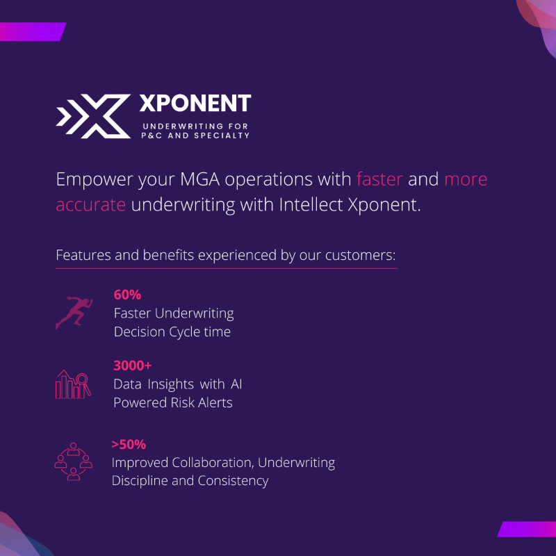 intellectAI's tweet photo. Learn about our approach to data-driven underwriting and transform your MGA operations. Learn more: https://t.co/oXkNXpLmtK

 #insurtech #innovation #underwriting
