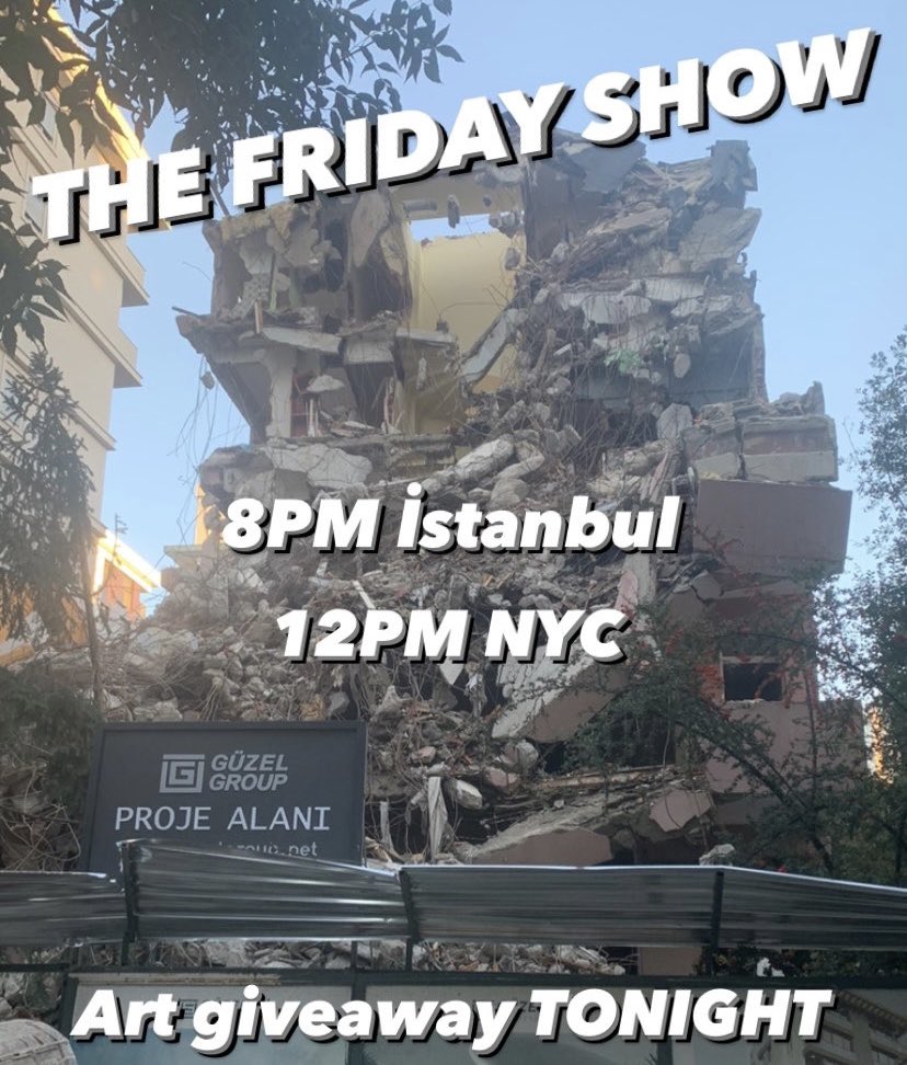 Tray Fisk (@trayfiskart) on Twitter photo The FRIDAY SHOW! Starts in 5 minutes <a href="/ListentoBlast/">Blast Radio</a> ! Swing on by for a chance to win some art, and to have your ears stimulated 🖼
Listen here: blastradio.com/trayfisk The FRIDAY SHOW! Starts in 5 minutes <a href="/ListentoBlast/">Blast Radio</a> ! Swing on by for a chance to win some art, and to have your ears stimulated 🖼
Listen here: blastradio.com/trayfisk