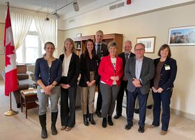 amandareed27's tweet photo. Many thanks to @mclaudebibeau for meeting #GreenBudgetCoalition @natureunited_ca looks forward to continuing to work with you on #regenerativeag #naturalclimatesolutions and supporting farmers in Canada! https://t.co/vNkN4Q8Q4T
