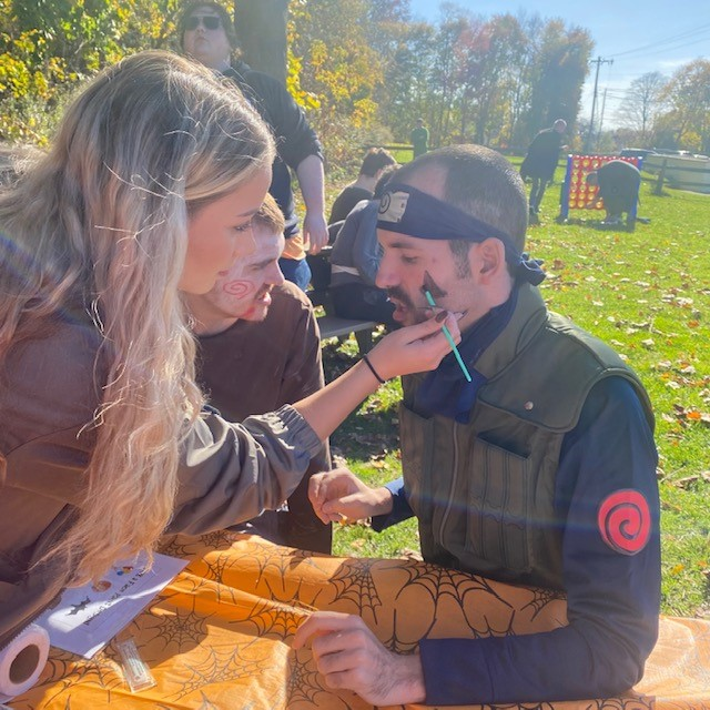 AndersonAutism's tweet photo. The adults at Violet Ave Lifelong Learning Center captured the last days of warmth and sunshine, celebrating Halloween and Fall Fest! #FallFest #HappyHalloween #Autism #1in44 #AdultProgram https://t.co/Of6RX6rWqP