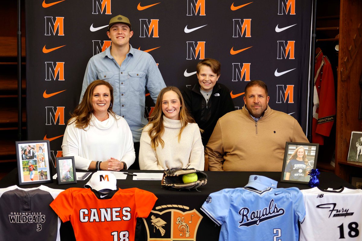 Congrats to <a href="/MoEastHS/">Morristown East High School</a>'s Kylie Rader who signed today to continue her softball career at Johnson University.