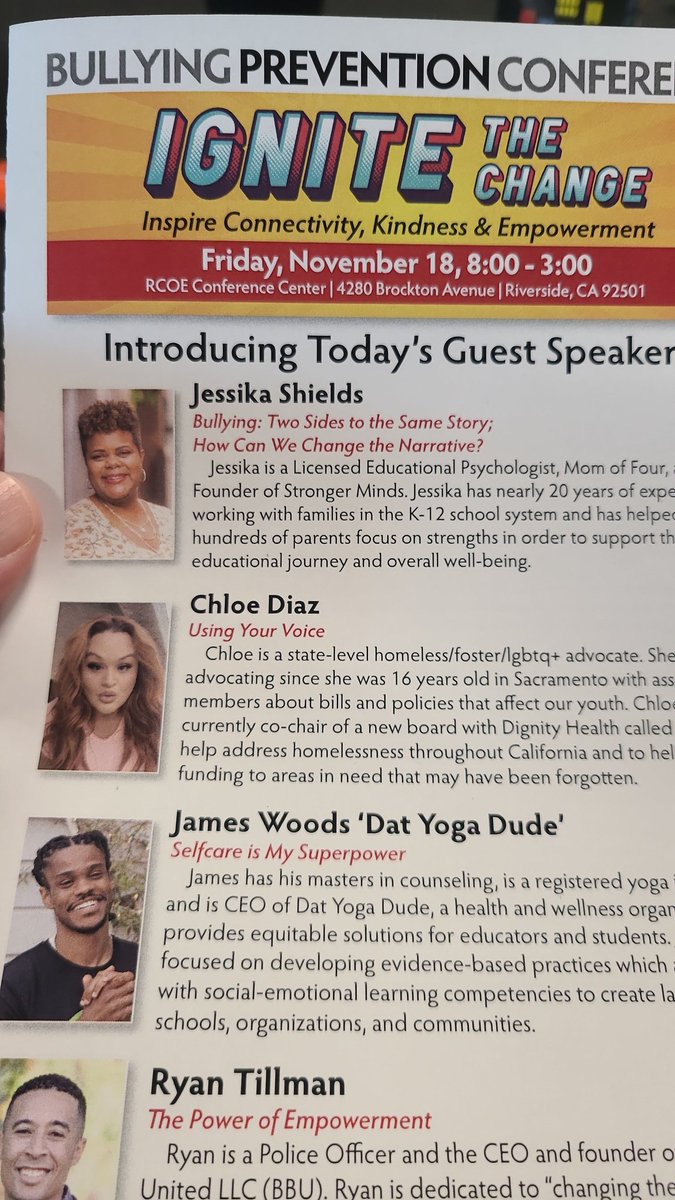 At <a href="/RCOE/">RivCo Office of Education</a> for an anti bullying conference