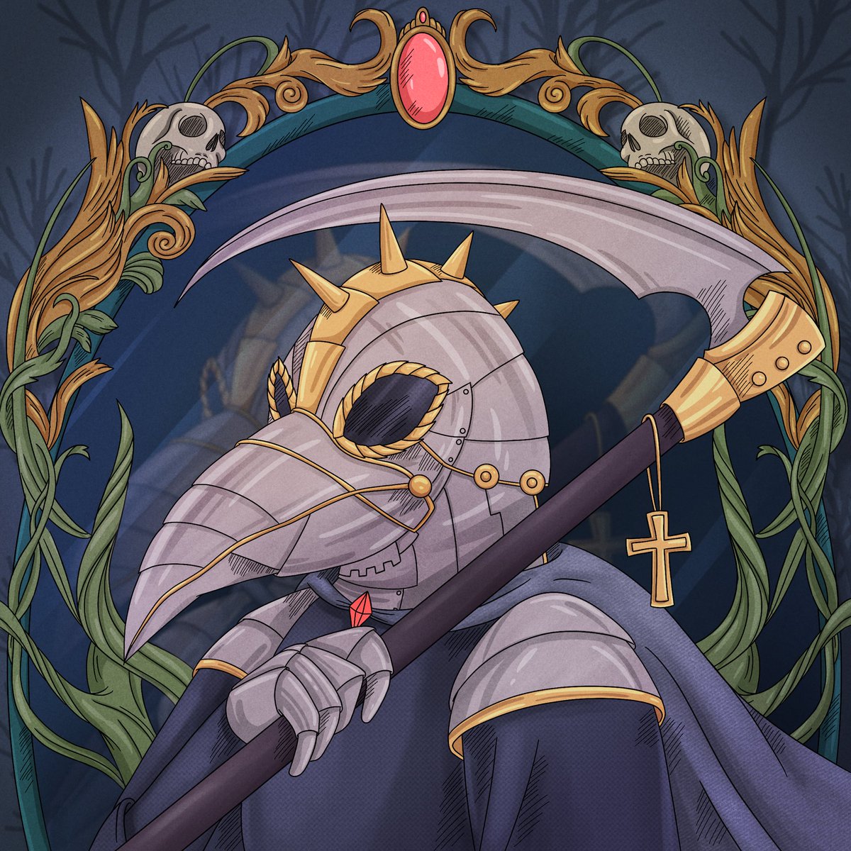 PlagueGameNFT's tweet photo. 3000 plague doctors have already gathered

Join them to find the cure and share the treasure

Public Sale: Saturday 5PM UTC 🧪

#plaguegame https://t.co/5TDCdQeJ3y