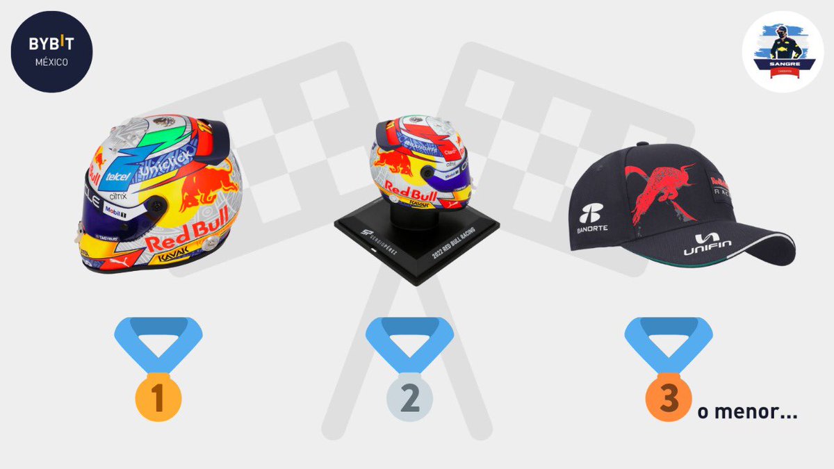 ¡GENTEEE!

🎁 SORTEO DE PRODUCTO OFICIAL DE <a href="/SChecoPerez/">Sergio Pérez</a>

Para Participar:
✅ Dar RT
✅ Seguir a <a href="/BybitMexico/">Bybit México</a>
✅ Seguir a <a href="/RBChequista/">SANGRE CHEQUISTA</a>
✅ Mencionar a un amigo

🇦🇪 El ganador se anunciará finalizado el Gran Premio de Abu Dhabi 

📍 El premio dependerá del resultado de Checo⤵️