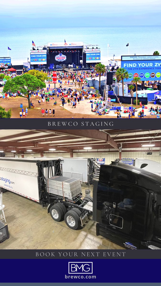 BrewcoMarketing's tweet image. After a busy festival, concert, and event season, our #mobilestages head inside for the winter, where we provide routine maintenance and prep them for next year.