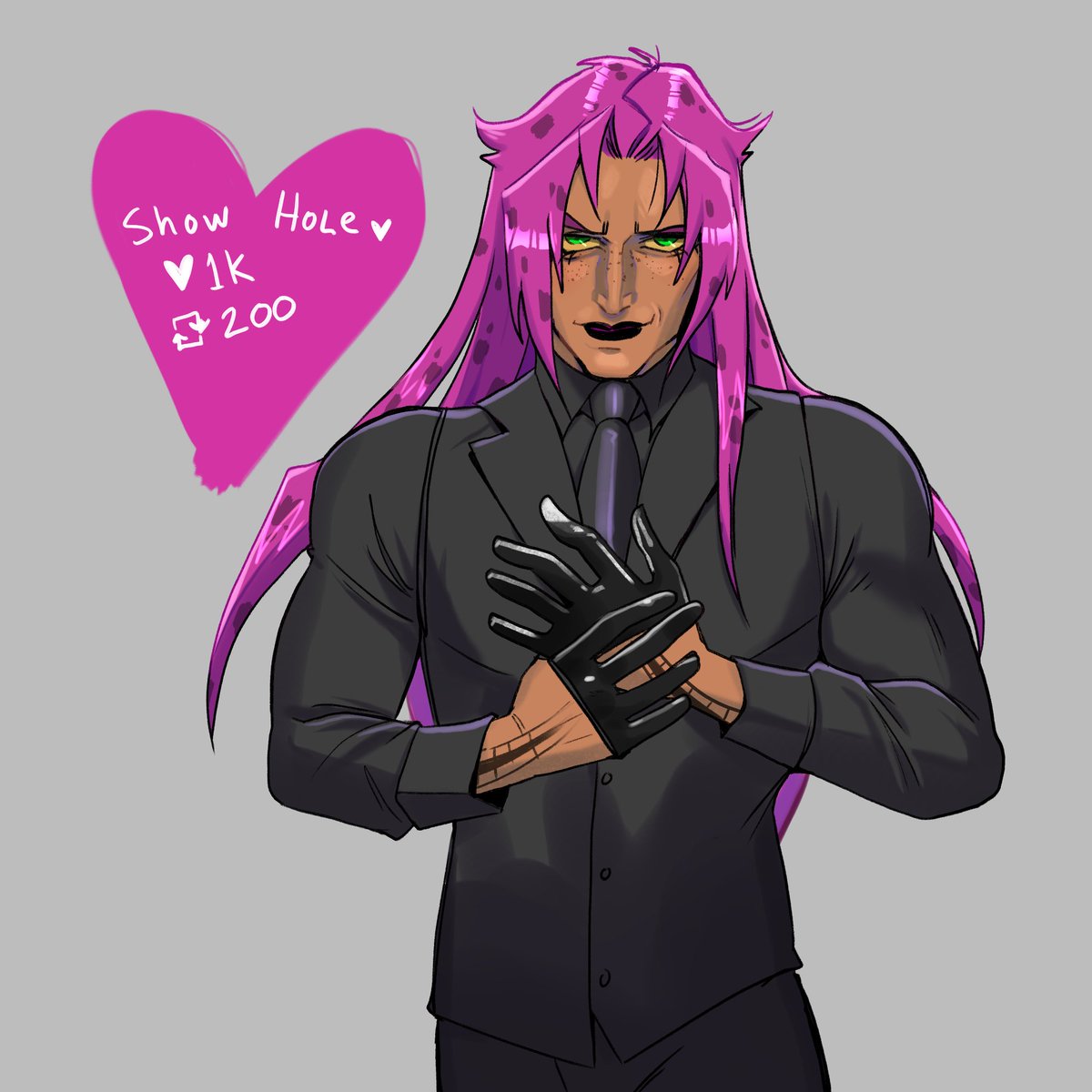 trashbabyart's tweet photo. Strip Diavolo 😈 since twt is dying we gotta fast track this #stripthecharacter https://t.co/6JgSaCvuke