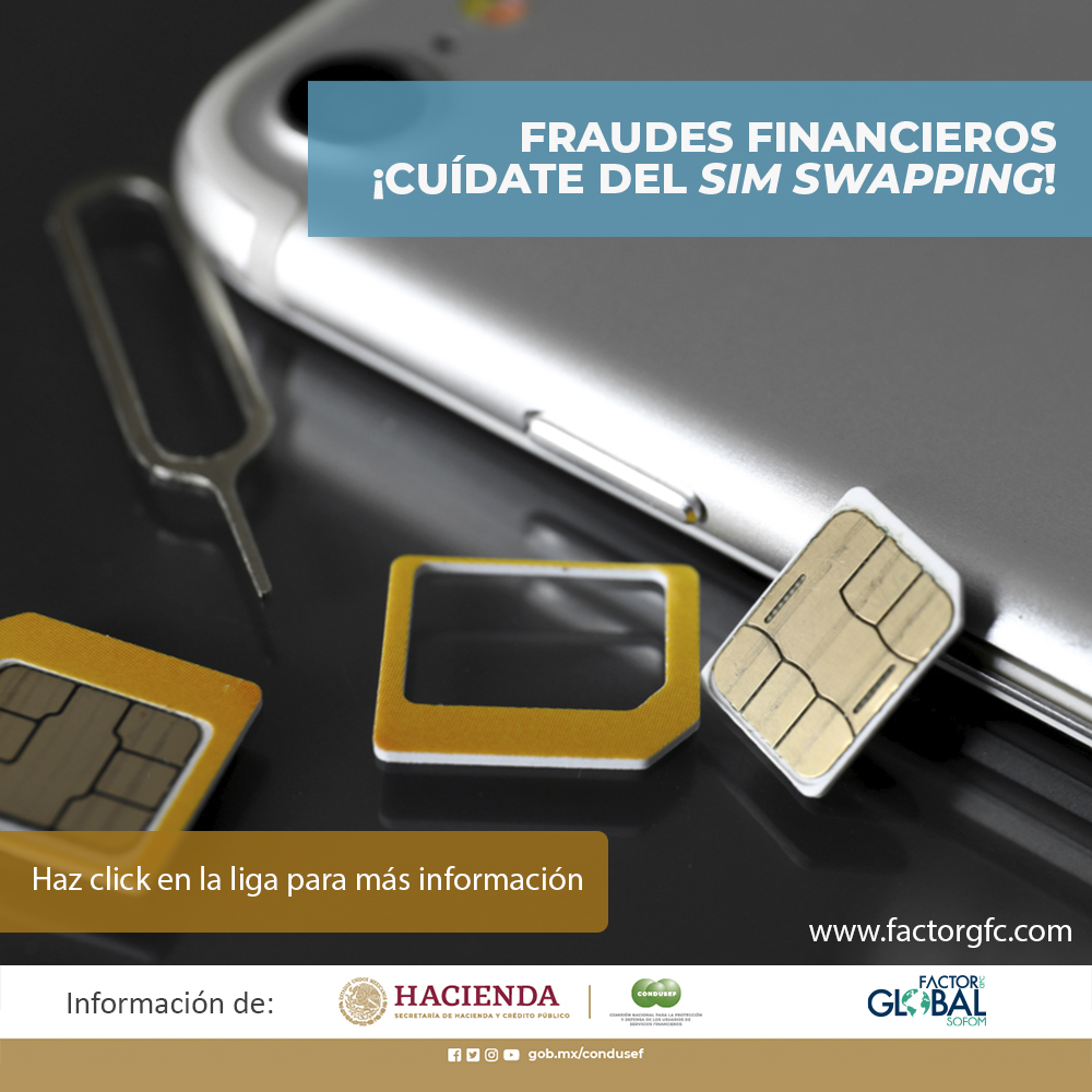 FactorGlobal_FG's tweet photo. Te compartimos algunas recomendaciones para no ser victima de SIM SWAPPING https://t.co/jhMimXysuX https://t.co/UlB8AWN9PW