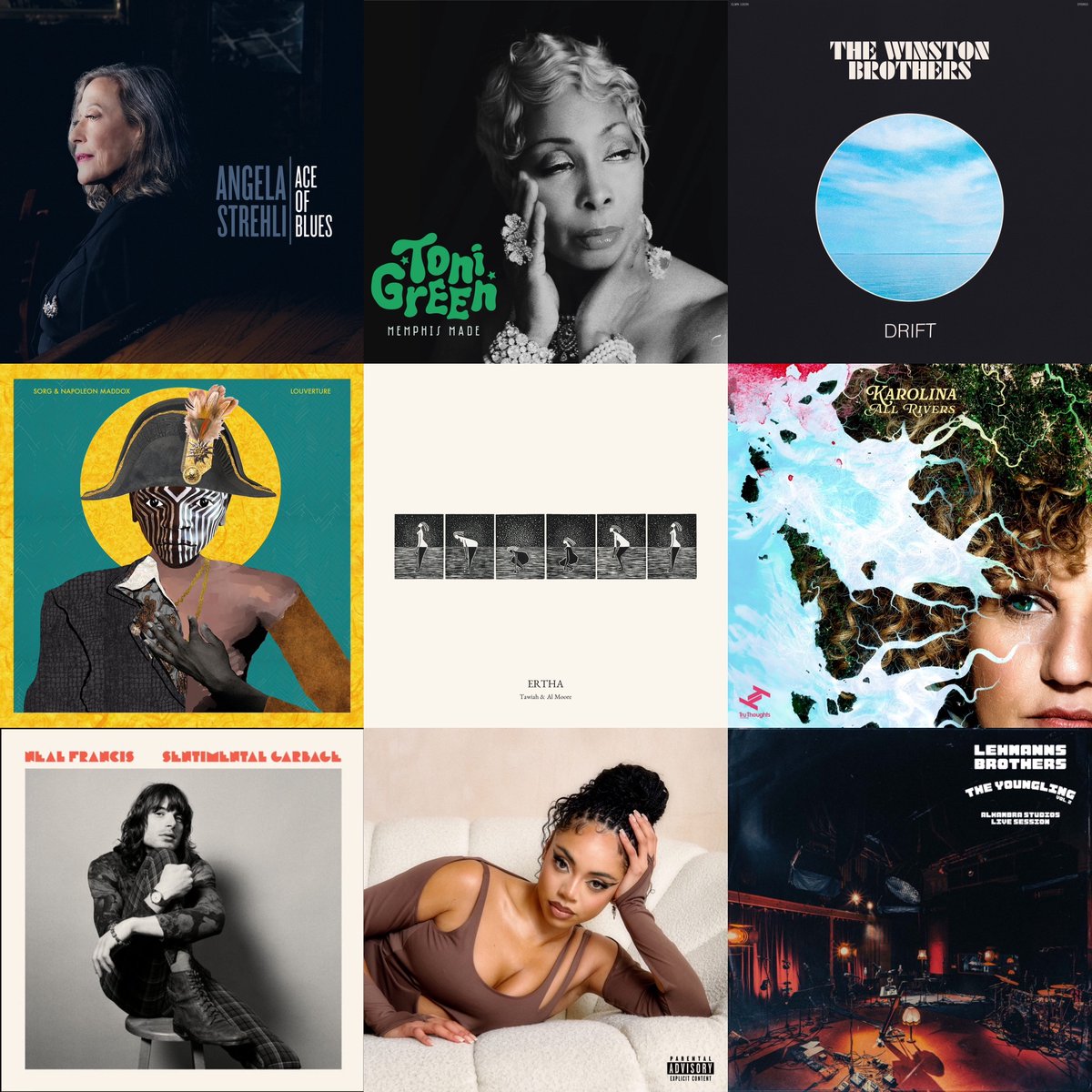Best new releases [Nov. 18th 2022] 
• Angela Strehli 
• Toni Green
• The Winston Brothers
• Sorg &amp; Napoleon Maddox 
• Tawiah &amp; Al Moore
• Karolina
• Neal Francis
• Jaz Karis
• Lehmanns Brothers
#soulbagselection
