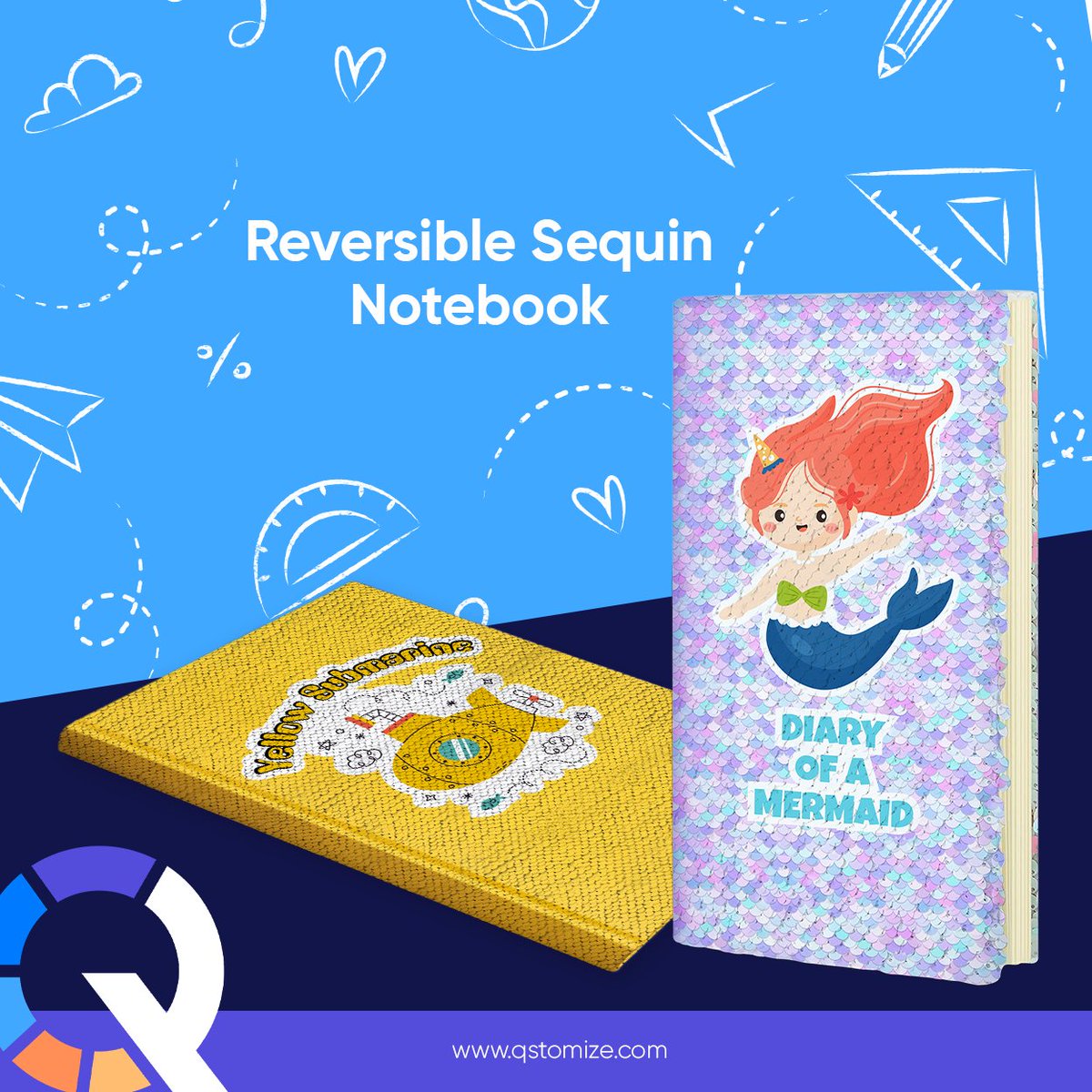 qstomize's tweet photo. Jot down your notes and complete your collection with these reversible sequins notebooks for all sequins lovers. Customize it with endless possibilities! 

#sequinsnotebook #cutenotebook #stationeryitems #notebook #sequins https://t.co/CDsZqhLFaT