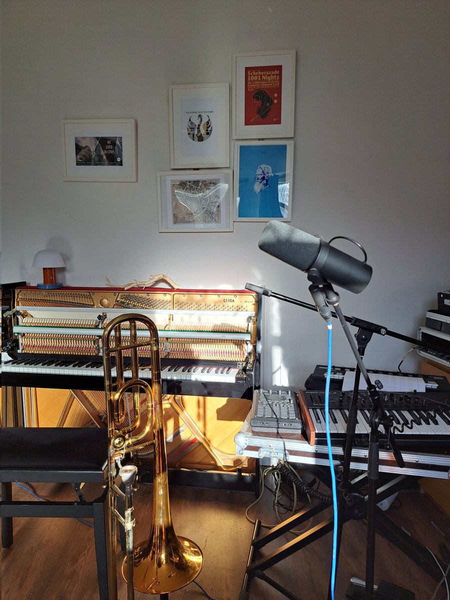 BK Pepper (@b_k_pepper) on Twitter photo Recording some Trombone! New music coming next week with a collaboration with <a href="/angelruediger/">Angel Ruediger</a> 
#NewMusicFriday #trombone #piano Recording some Trombone! New music coming next week with a collaboration with <a href="/angelruediger/">Angel Ruediger</a> 
#NewMusicFriday #trombone #piano