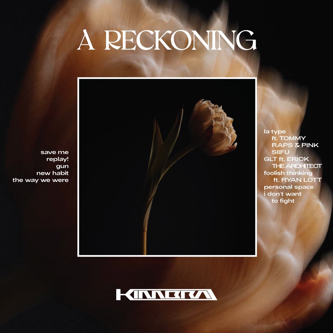 so excited to share the album front cover with you + the back cover with the track listing for all songs!!!!! ‘a reckoning’ is available for pre-order now at ffm.to/kimbra_a_recko…. out january 27th, 2023 via inertia/pias.