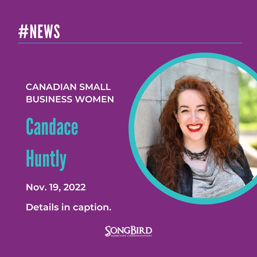 SongBird_Buzz's tweet photo. We're excited to join @CdnSmallBizWmn for their Startup Pitch Conference in collaboration with @thisisvolition on November 19th!
SongBird's @candacehuntly will host “The secret ingredients to make marketing easier - and more effective."
#News #CSBWbiz #CSBWPitch2022 https://t.co/PwvsMiQDaV
