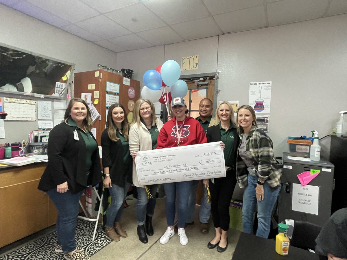 Specht Elementary (@cisdspechtelem) on Twitter photo Congratulations <a href="/Alvarado_5th/">Lacy Alvarado 🥑</a> on being awarded your grant to attend <a href="/mrronclark_/">Ron Clark</a> academy! <a href="/cisdnews/">Comal ISD</a> <a href="/DrChapmanCISD/">Dr. John E. Chapman III - Comal ISD Superintendent</a> <a href="/lancasteredu21/">Emily Lancaster</a> <a href="/Ponce_PhD/">Gilberto Ponce</a> @Nickleberry_SES Congratulations <a href="/Alvarado_5th/">Lacy Alvarado 🥑</a> on being awarded your grant to attend <a href="/mrronclark_/">Ron Clark</a> academy! <a href="/cisdnews/">Comal ISD</a> <a href="/DrChapmanCISD/">Dr. John E. Chapman III - Comal ISD Superintendent</a> <a href="/lancasteredu21/">Emily Lancaster</a> <a href="/Ponce_PhD/">Gilberto Ponce</a> @Nickleberry_SES