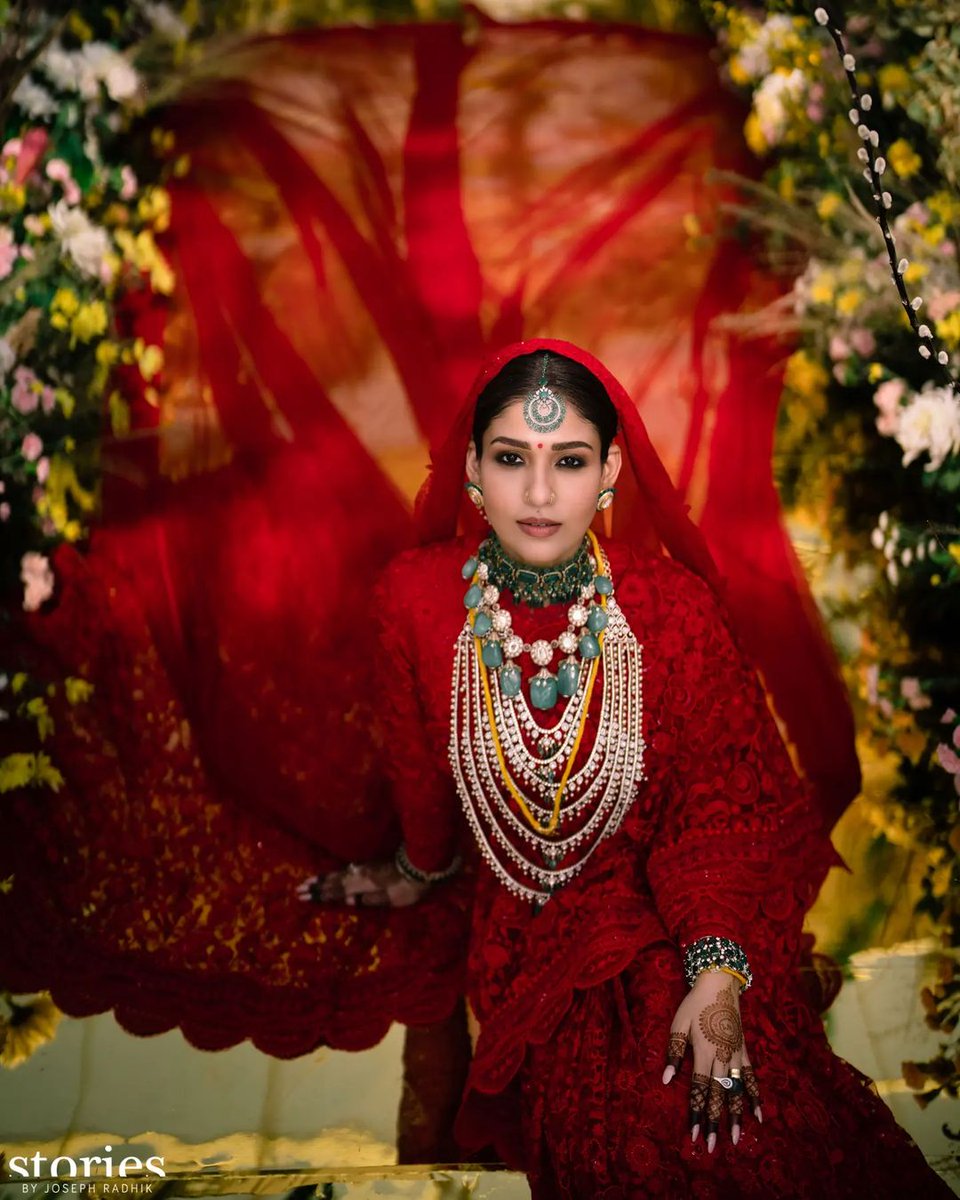 #LadySuperStar #Nayanthara unseen click from her wedding. 

#Connect #NT81  #Nayanthara75