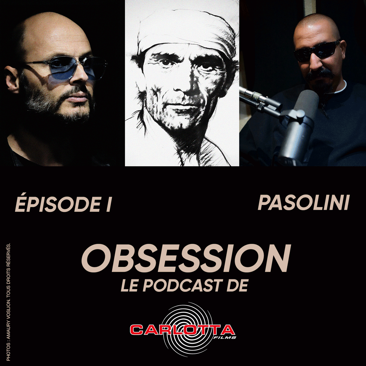 CarlottaFilms's tweet photo. Il y a une semaine nous lancions notre podcast OBESSION, LE PODCAST DE CARLOTTA FILMS ! DĂ©couvrez le 1er Ă©pisode consacrĂ© Ă #Pasolini, si bien racontĂ© par le duo @fabriceduwelz et #FathiBeddiar, accompagnĂ© de BĂ©atrice Dalle. Ă Ă©couter sur : https://t.co/P9mC8SRBxL đïž https://t.co/xYIlSmkdcu