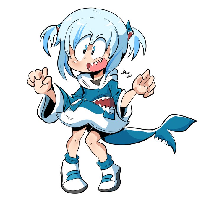 「shark girl」 illustration images(Latest)