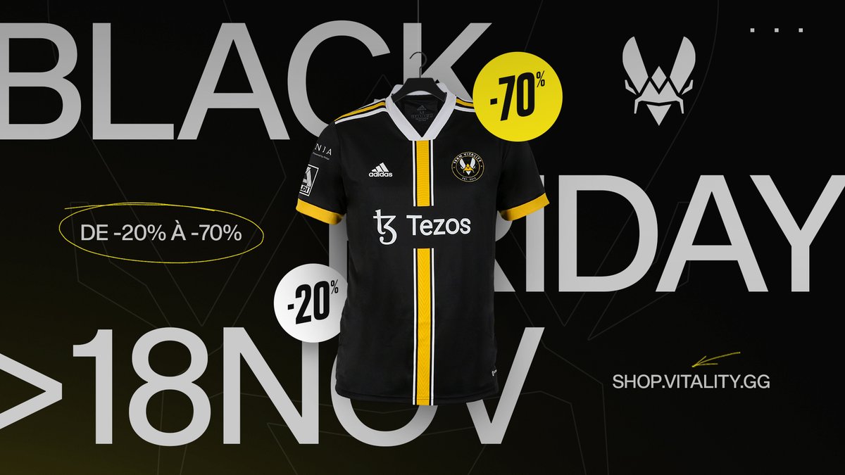 #BLACKFRIDAY STARTS NOW! Over 150 items on sale including our official and alternate 2022 jerseys at 50% off 💸 🛒 - bit.ly/3As86cH