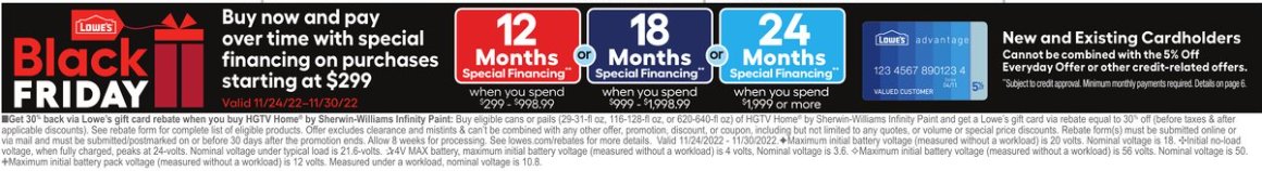 The Holidays are among us &amp; so are the deals! #BathPartners

Let's take full advantage of the Black Friday Credit Event! 

Runs from 11/24/22 - 11/30/22.

<a href="/Mike_Figurelli/">Mike Figurelli</a> <a href="/MarkScalfani/">Mark Scalfani</a>  <a href="/STemple1372/">S.Temple</a>  <a href="/specialtylowes/">Specialty & Services Selling at Lowe’s</a> <a href="/coachlee_Lowes/">l</a>  <a href="/TweetUsR30/">TweetUsR30</a> <a href="/R7Tweets/">R7Tweets</a> @lowes <a href="/Rebath_Lowes/">Re-Bath of Lancaster</a>