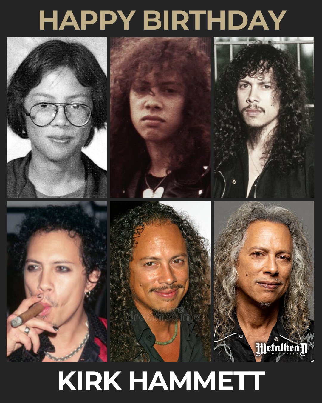 Wishing Kirk Hammett a happy and healthy 60th birthday, who was born in 1962!

Favorite Song? 